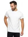 Koszulka męska T-shirt bawełniana Premium okrągły dekolt BIAŁY