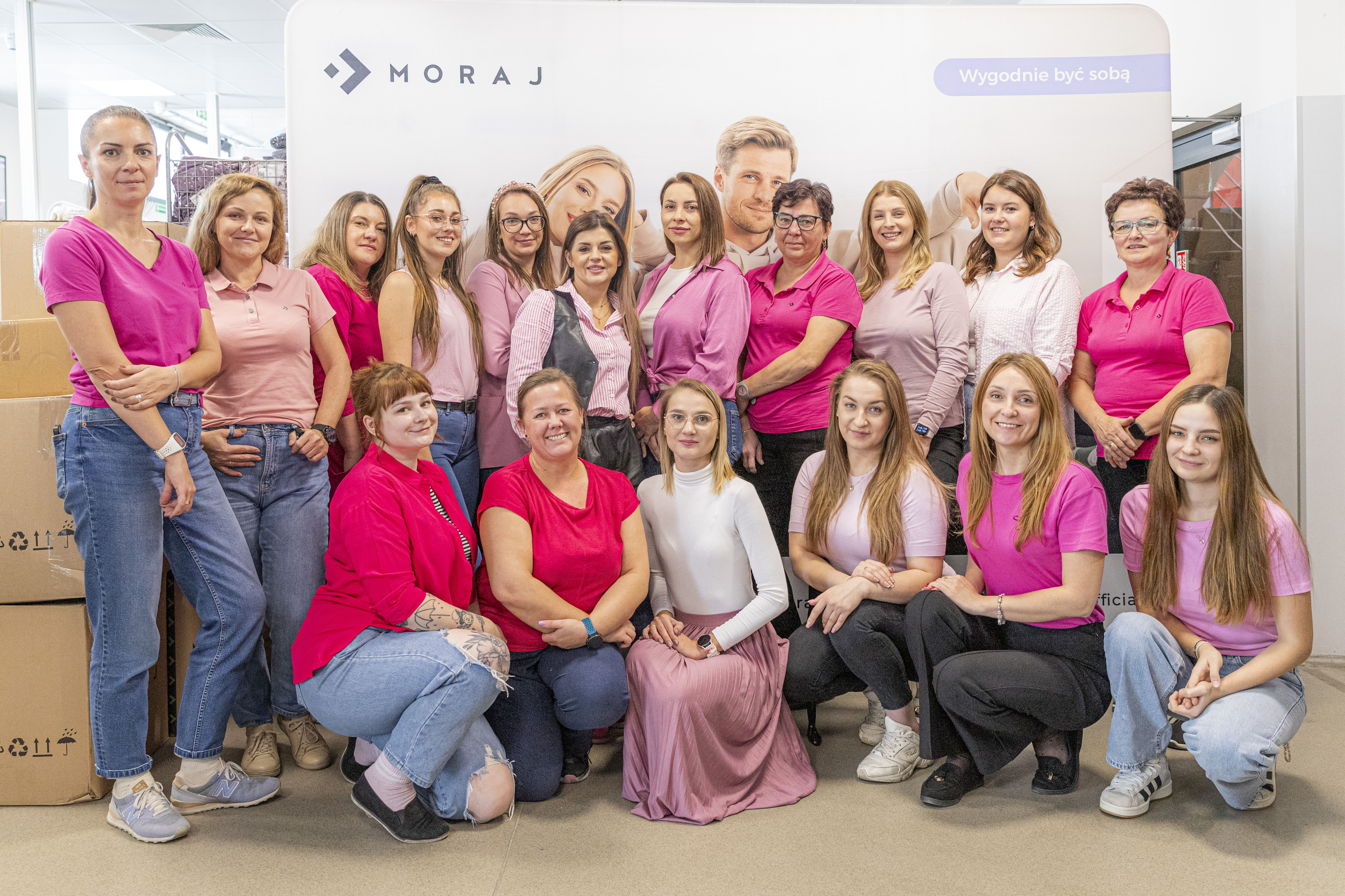 Pracownicy firmy moraj - wygodnie być sobą