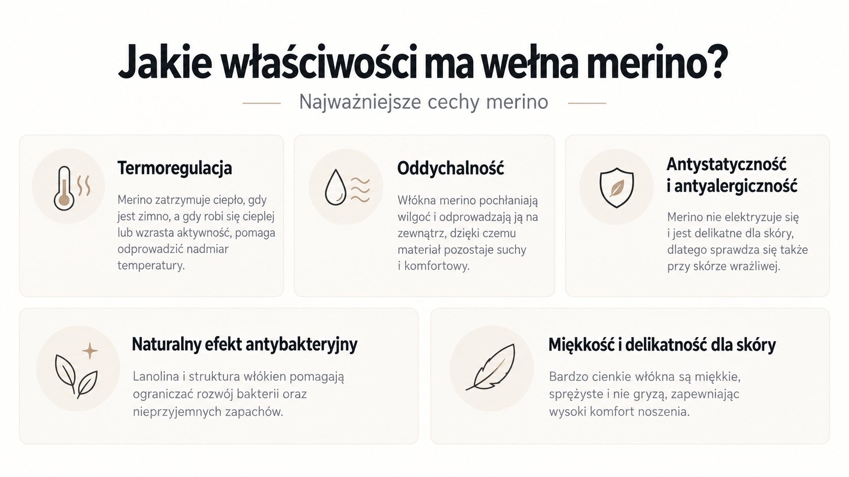 Jakie właściwości ma wełna merino?