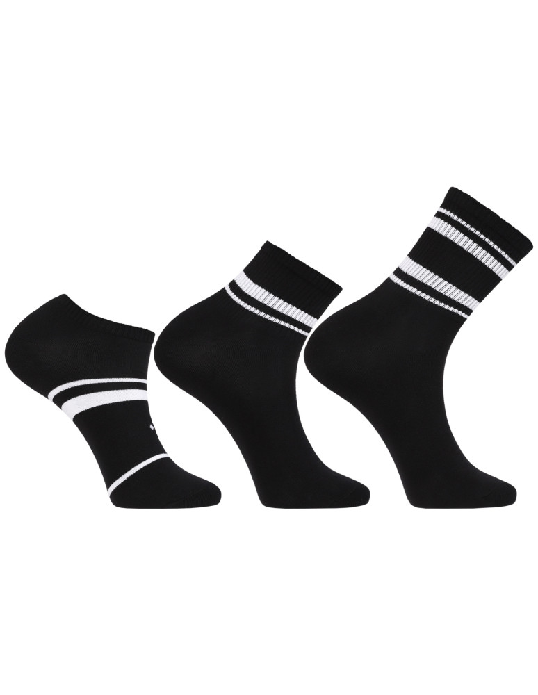 Skarpetki bawełniane unisex 3-pak (Kolor: CZARNY - Rozmiar: 42-45)