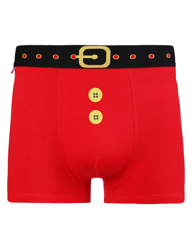 Majtki bokserki męskie w świąteczny wzór (Rozmiar: XL - Kolor: WIELOKOLOROWY)