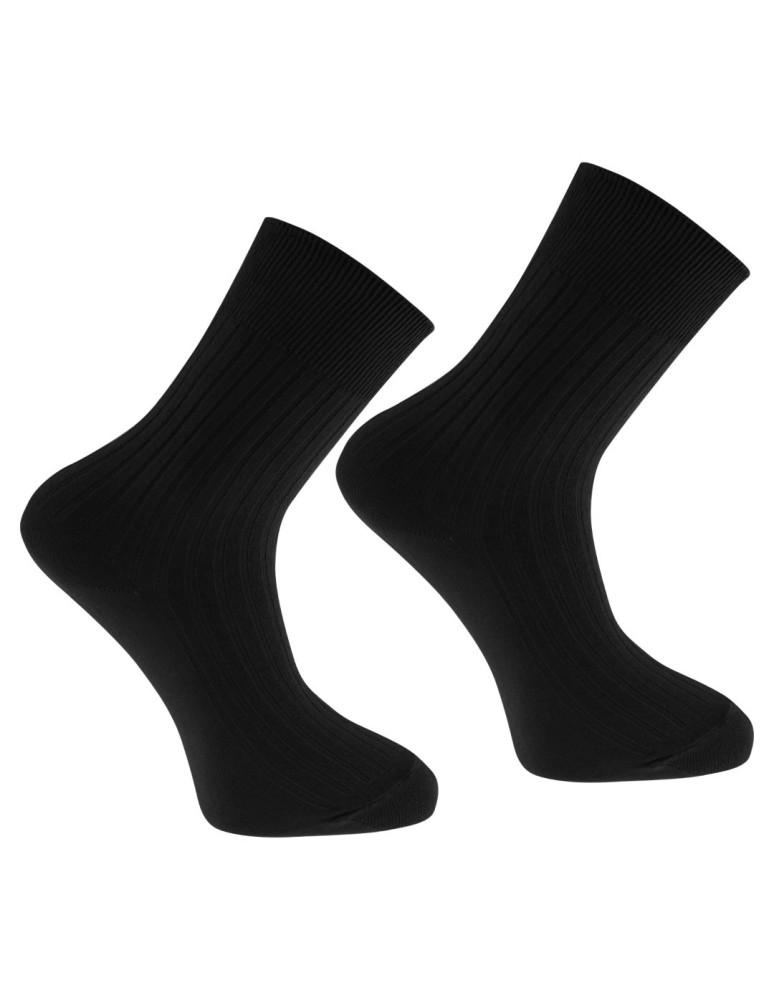 Skarpety męskie bezuciskowe bawełniane z szerokim ściągaczem (Kolor: GRAFIT - Rozmiar: 45-47)