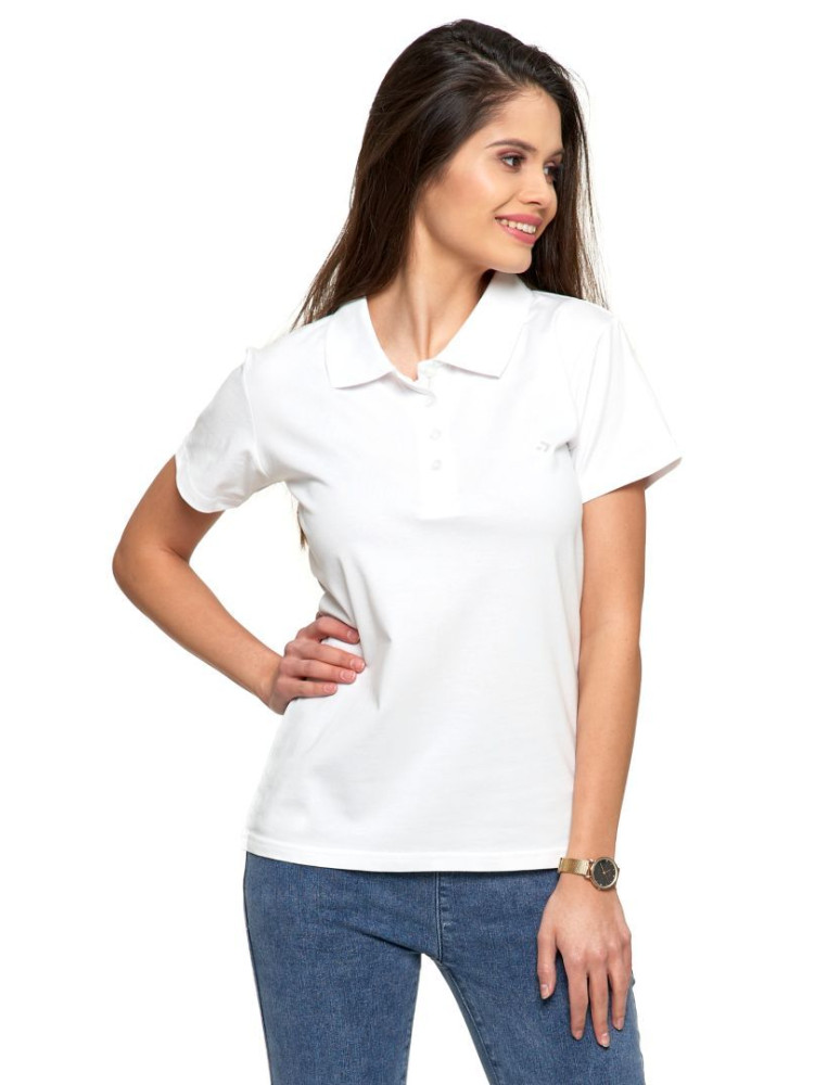 Koszulka polo damska Premium Line (Rozmiar: S - Kolor: RÓŻOWY)
