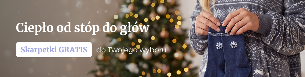 Skarpetki gratis do szlafroka, piżamy, kocobluzy