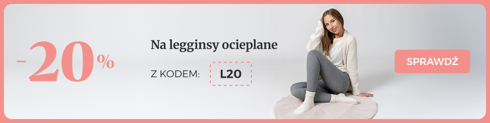Promocja na legginsy ocieplane w sklepie moraj.pl