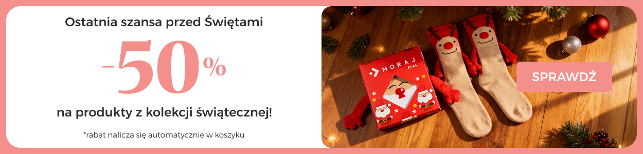 -50% na kolekcję świąteczną