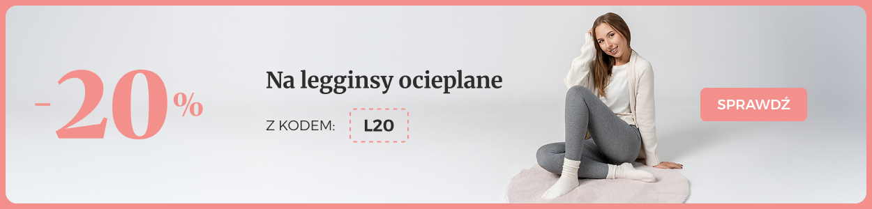 Promocja na legginsy ocieplane w sklepie moraj.pl