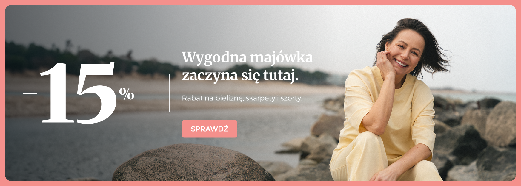 Jesteś gotowy na majówkę? Promocja na bieliznę, skarpety i szorty w sklepie moraj.pl