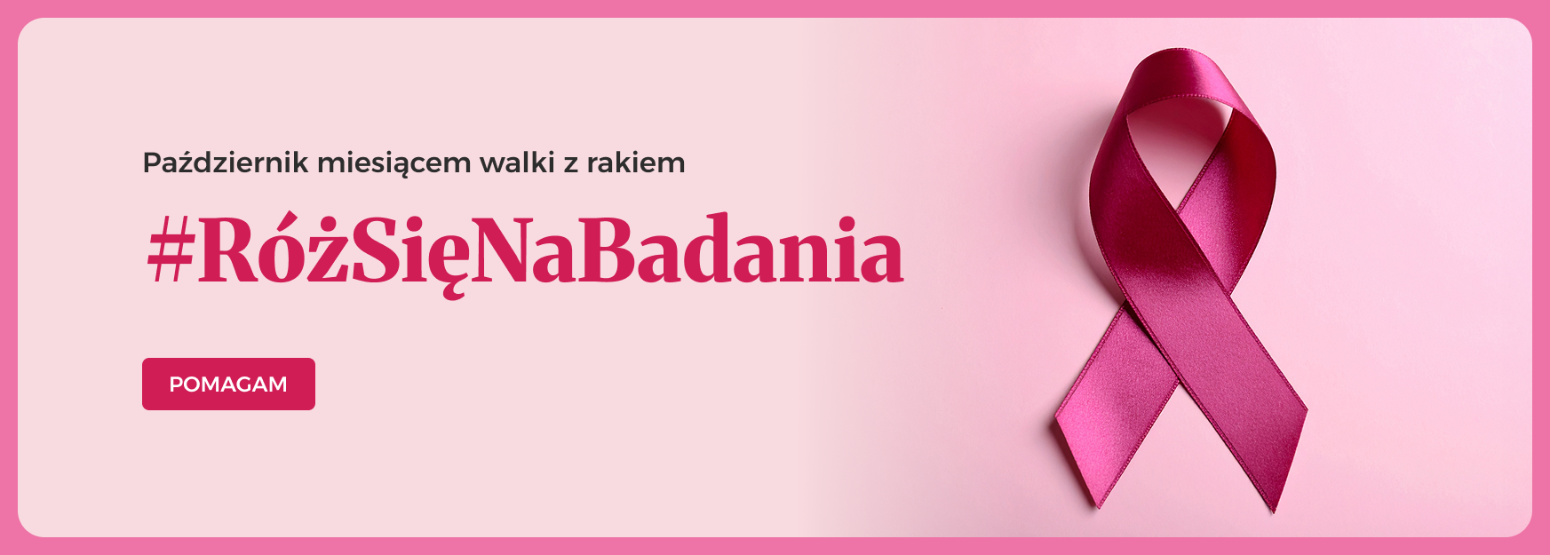Akcja charytatywna #RóżSięNaBadania